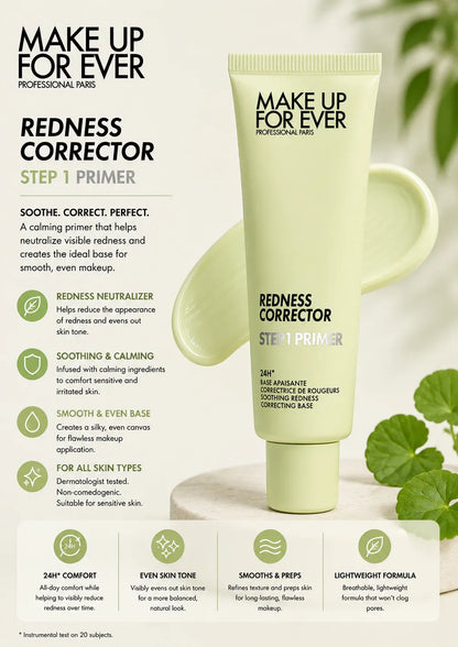 MAKE UP FOR EVER - Redness Corrector Step -1 Primer
