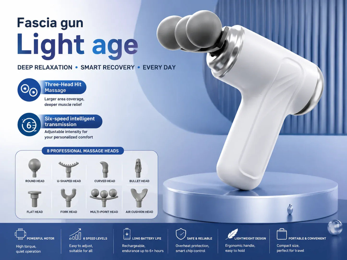 Light Age Facial Massage Gun