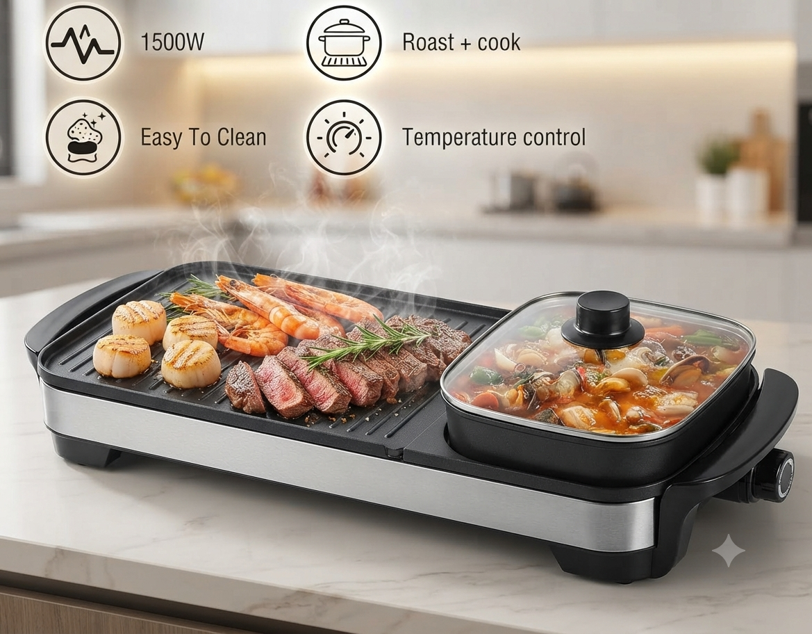 Multi-functional Electric Baking Pan